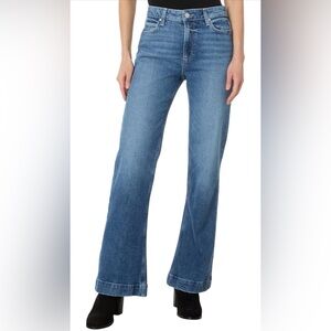 PAIGE || Leenah Ankle Flare & Wide Leg Blue Jeans. Sz. 30